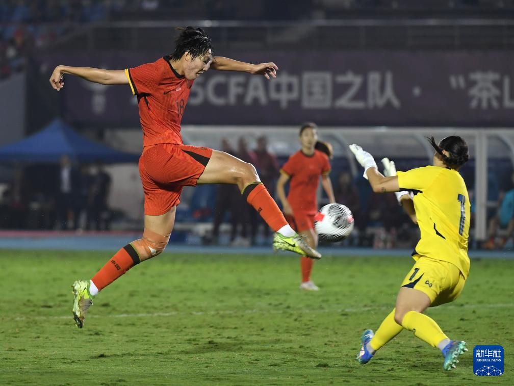中国女足在国际比赛中获得一连串胜利