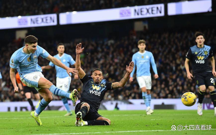 曼城恣意妄为，锋线进攻犀利
