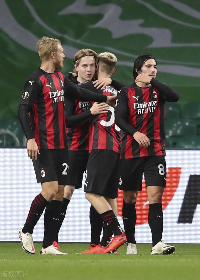 关于AC米兰连胜攻防均衡令人信服的信息